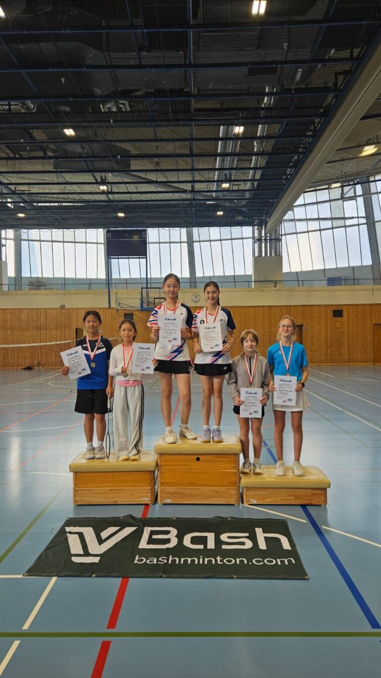 Siegerehrung Doppel Mädchen U13